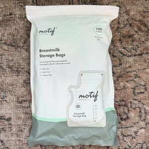 Breastmilk storage bags
